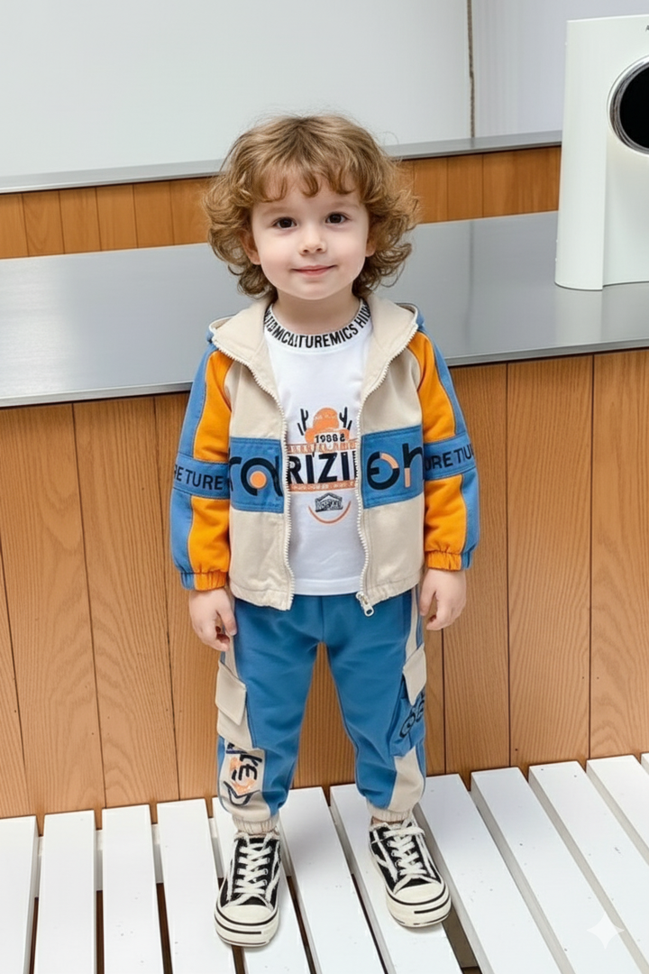 Boys Full Sleeves Imported Co-Ord Set [BT-6417] [1 - 5Years]