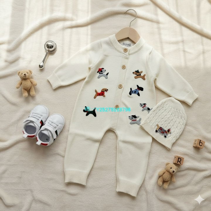 Unisex Romper With Cap  [BT-6659] (3 - 24 Month )
