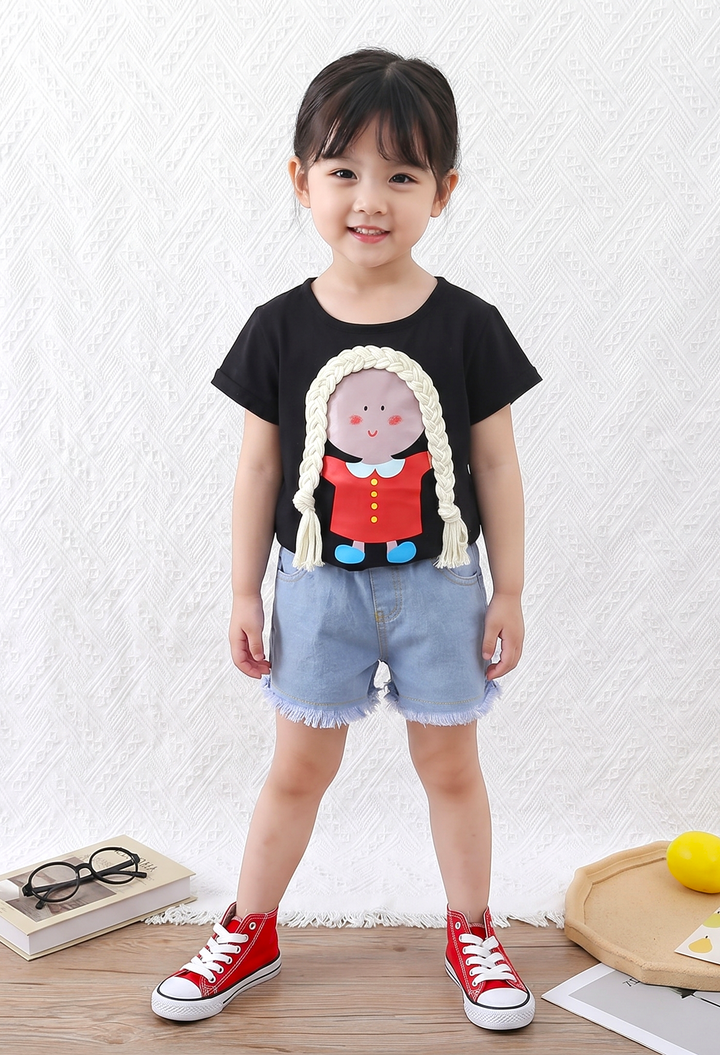Girl's Imported Piece Co-Ord Set  [GCS-6852] (1-6 Years)