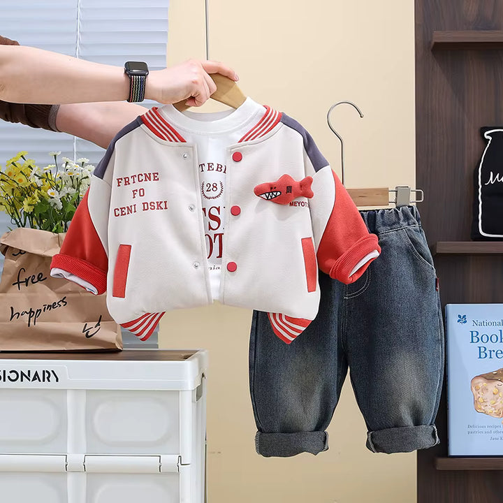 Boys Full Sleeves Imported Co-Ord Set [BT-6414] [1 - 5Years]