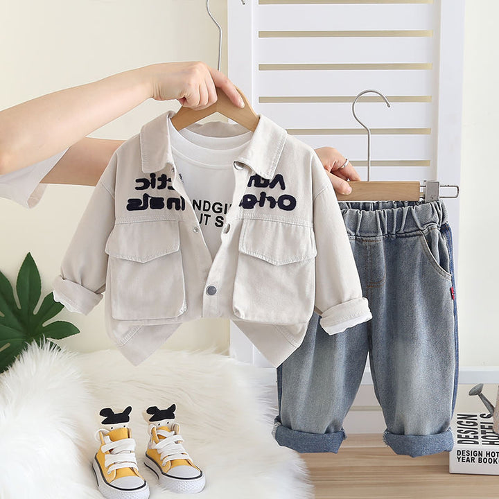 Boys Imported 3 Piece Co-Ord Set [BT-5966] [1 - 6 Years]