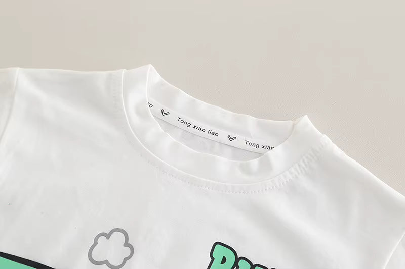 Boys Imported White Cord Set [BT-4089] [2 - 7 Years]