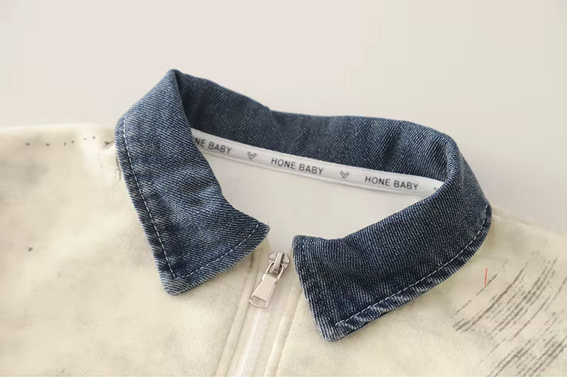 Boys Imported White Cord Set [BT -8542] [1-6 Years]