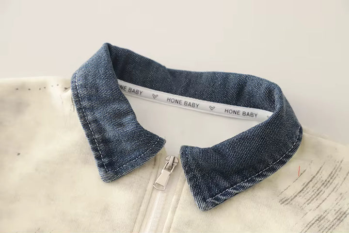 Boys Imported White Cord Set [BT -8542] [1-6 Years]
