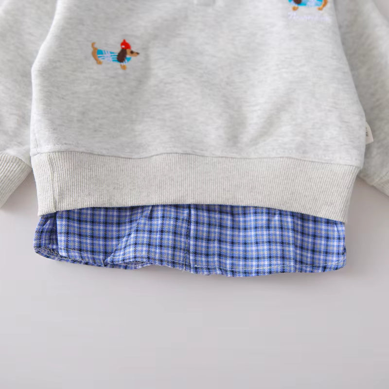 Boys Grey Imported Co-Ord Set [BT-6525] [1 - 5Years]