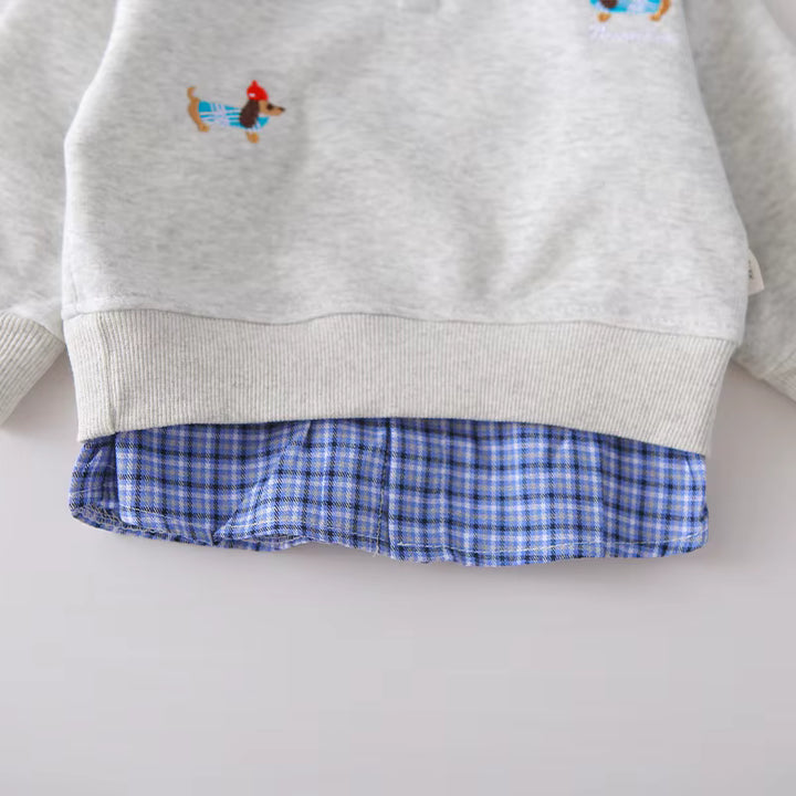 Boys Grey Imported Co-Ord Set [BT-6525] [1 - 5Years]
