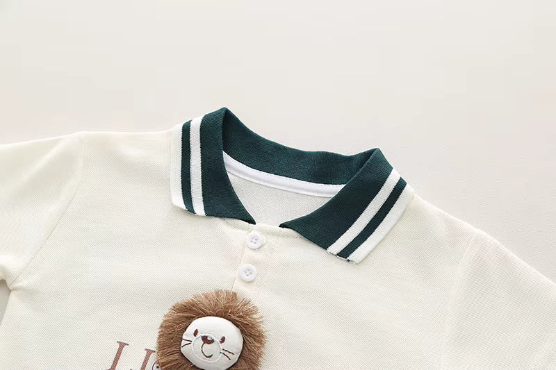 Boys White Imported Co-Ord Set [BT -2050] [1-6 Years]