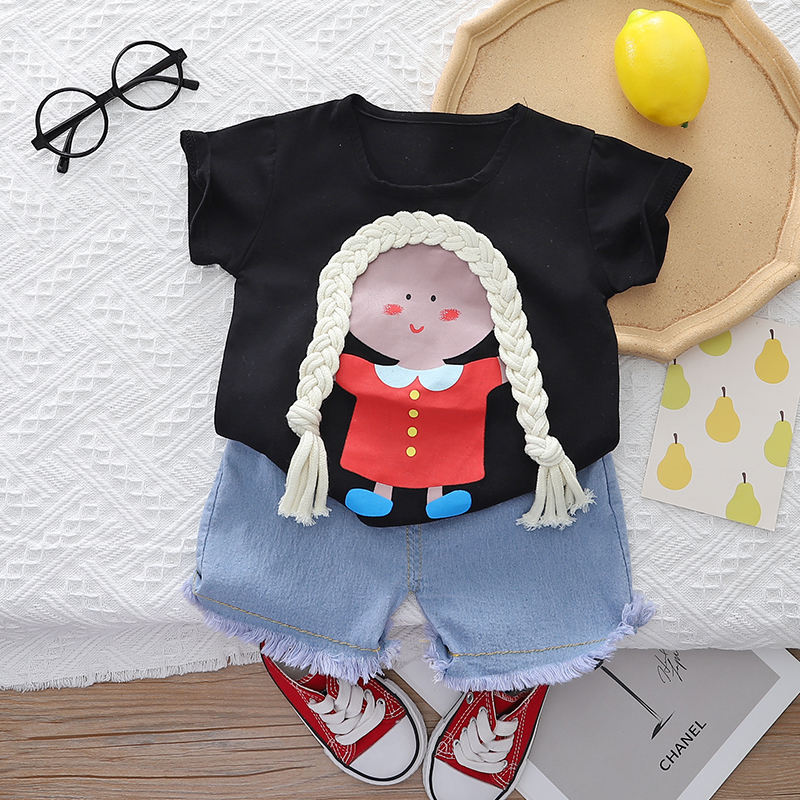 Girl's Imported Piece Co-Ord Set  [GCS-6852] (1-6 Years)