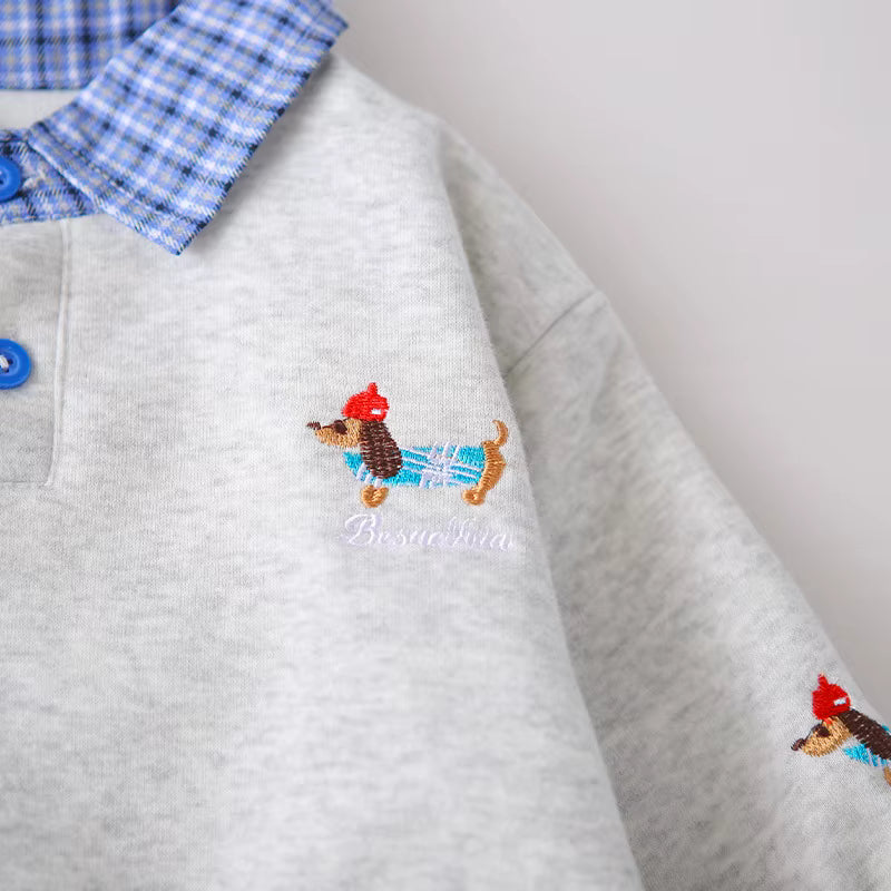 Boys Grey Imported Co-Ord Set [BT-6525] [1 - 5Years]