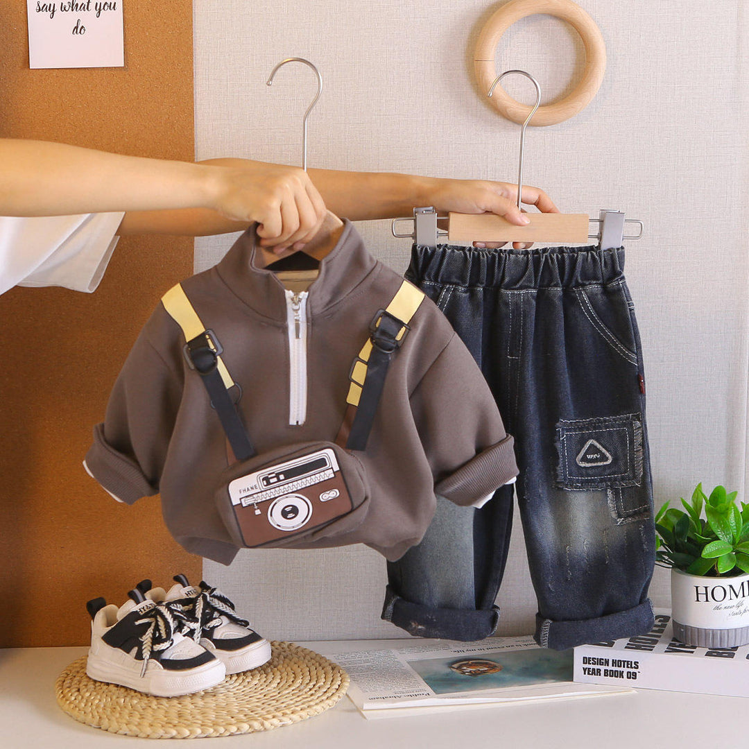 Boys Imported 2 Piece Cord Set [BT-6005] [1 - 6 Years]