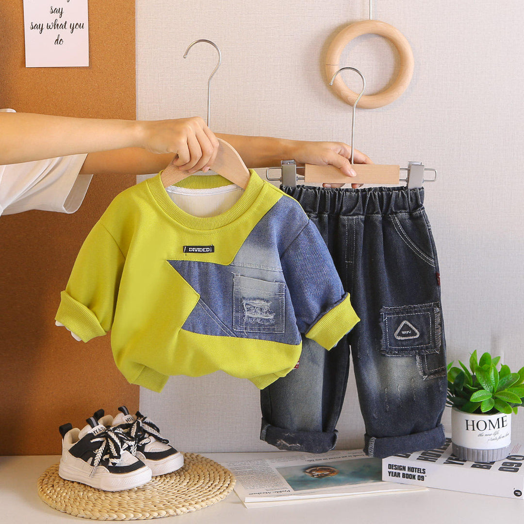 Boys Imported 2 Piece Cord Set [BT-5967] [1 - 6 Years]