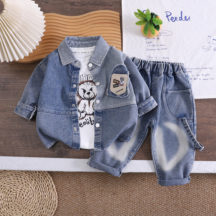 Boys 3 Piece Imported Cord Set [BT-5C-1128] [1 - 6 Years]