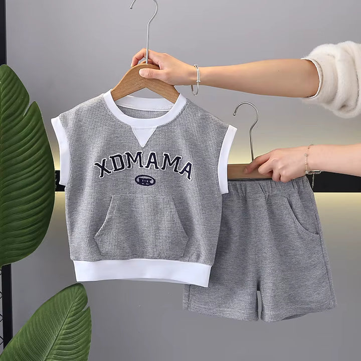 Boys Imported Grey Co-Ord Set [BT-494] [2-7 Years]