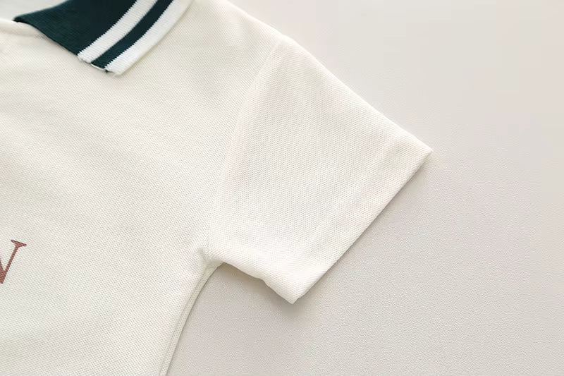 Boys White Imported Co-Ord Set [BT -2050] [1-6 Years]