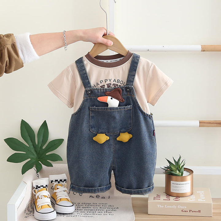 Imported Unisex Short Dungaree [GD-224] (2-6Years)