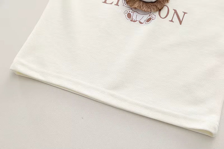 Boys White Imported Co-Ord Set [BT -2050] [1-6 Years]