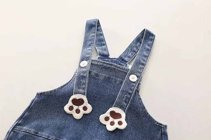 Unisex Impored Green Dungaree [BT-6468] [1 - 5Years]