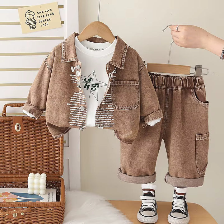 Boys 3 Piece Co-Ord Set [BT-6465] [1 - 6Years]