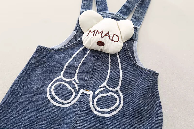 Unisex Impored Green Dungaree [BT-6468] [1 - 5Years]