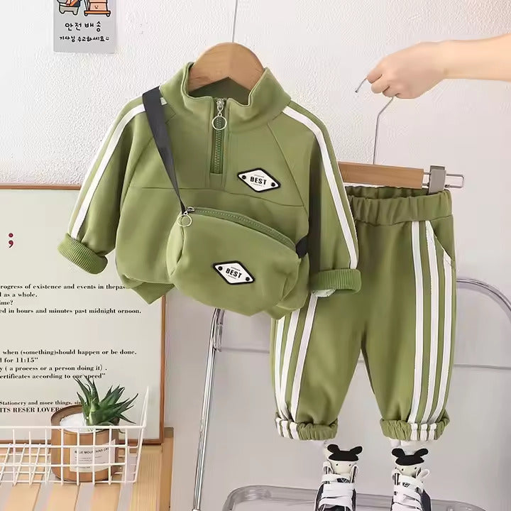 Boys  Impored Green Co-Ord Set [BT-7163] [1 - 5Years]