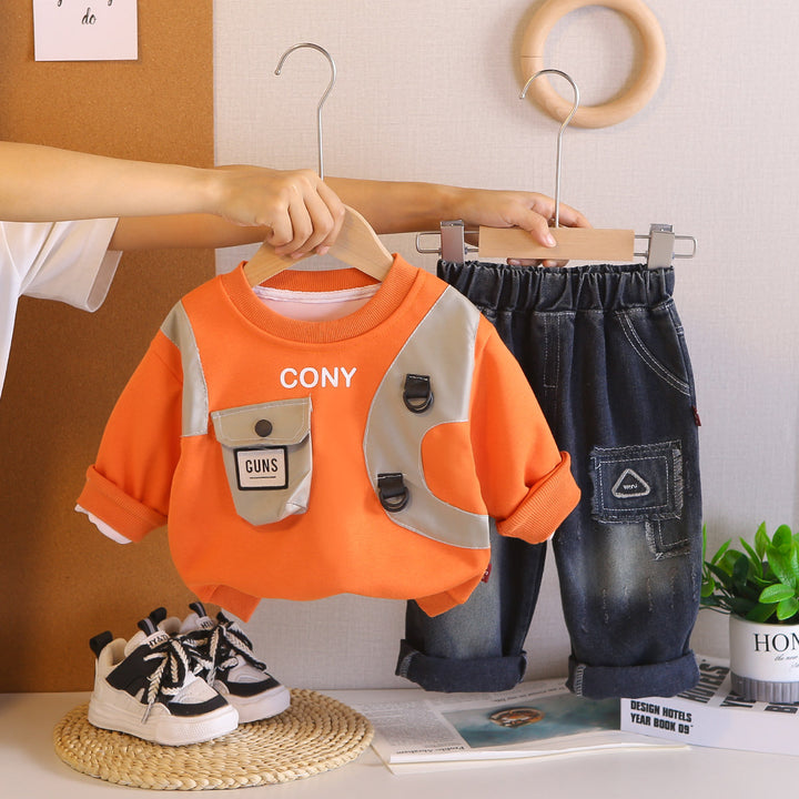 Boys Imported 2 Piece Cord Set [BT-6034] [1 - 6 Years]