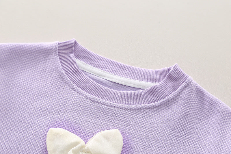 Girl's Lavender 2 Piece Co-Ord Set [GCS-6267](1-6 Years)