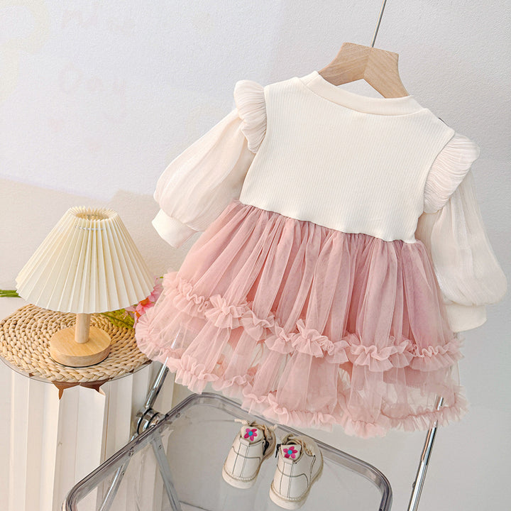 Girls Imported Leather Frock [5A-6399] (6M - 3 Years)