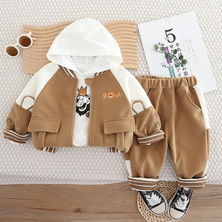 Boys Imported 3 Piece Co-Ord Set [BT-6153] [1 - 5Years]