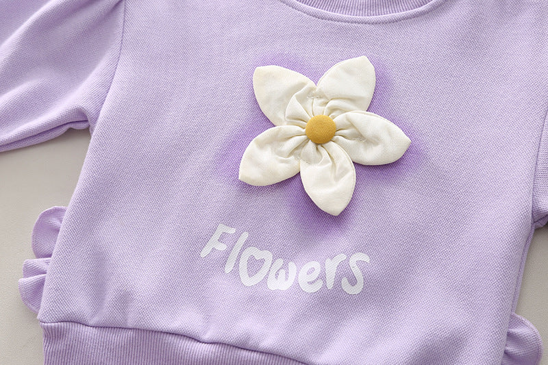 Girl's Lavender 2 Piece Co-Ord Set [GCS-6267](1-6 Years)