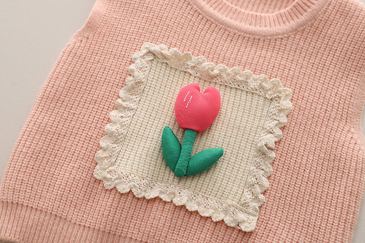 Girl's 3 Piece Co-Ord Set [GCS-6269](1-6 Years)