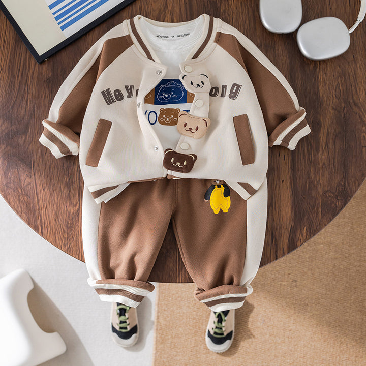 Boys Imported 3 Piece Co-Ord Set [BT-6155] [1 - 5Years]