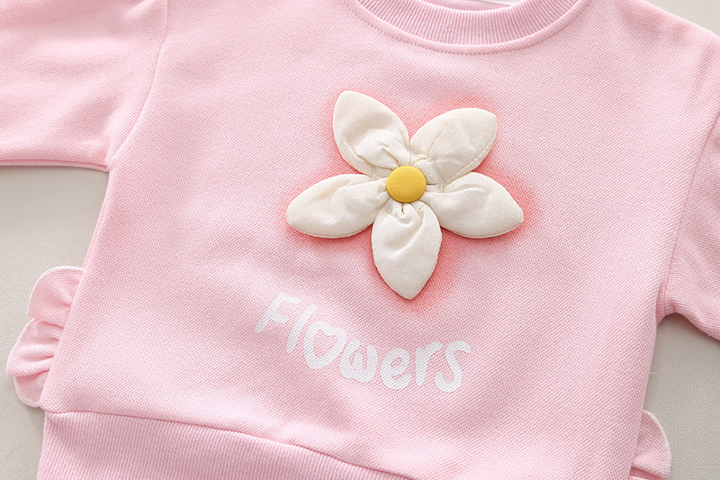 Girl's Pink 2 Piece Co-Ord Set [GCS-6268](1-6 Years)