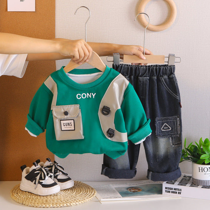 Boys Imported 2 Piece Cord Set [BT-6033] [1 - 6 Years]