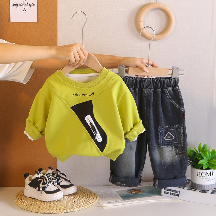 Boys Imported 2 Piece Cord Set [BT-6072] [1 - 5Years]