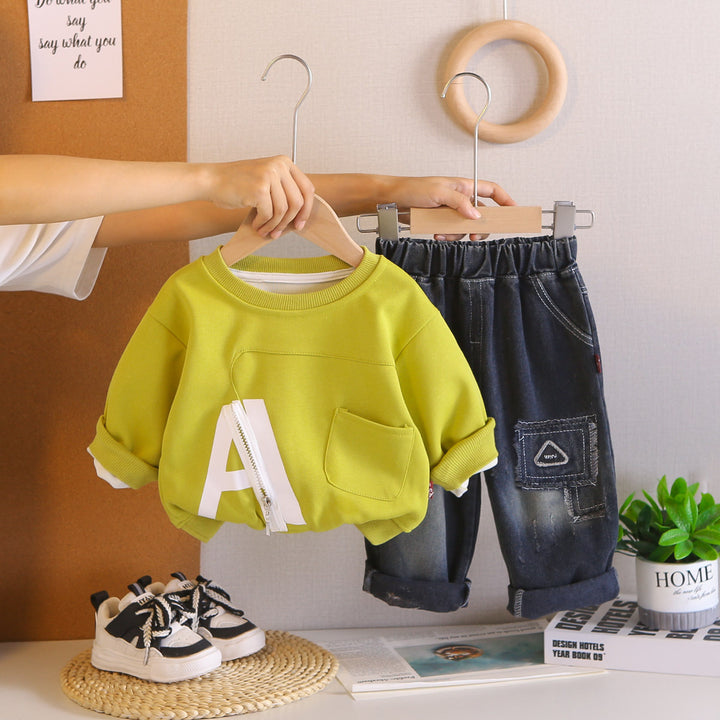 Boys Imported 2 Piece Cord Set [BT-6036] [1 - 6 Years]