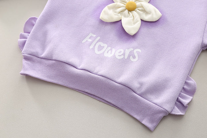 Girl's Lavender 2 Piece Co-Ord Set [GCS-6267](1-6 Years)