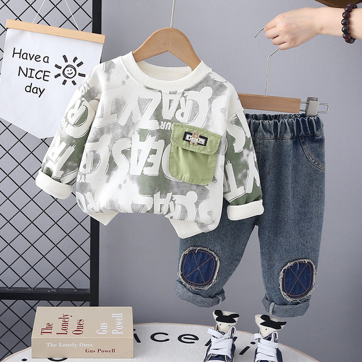Boys Imported 2 Piece Co-Ord Set [BT-6273] [1 - 5Years]