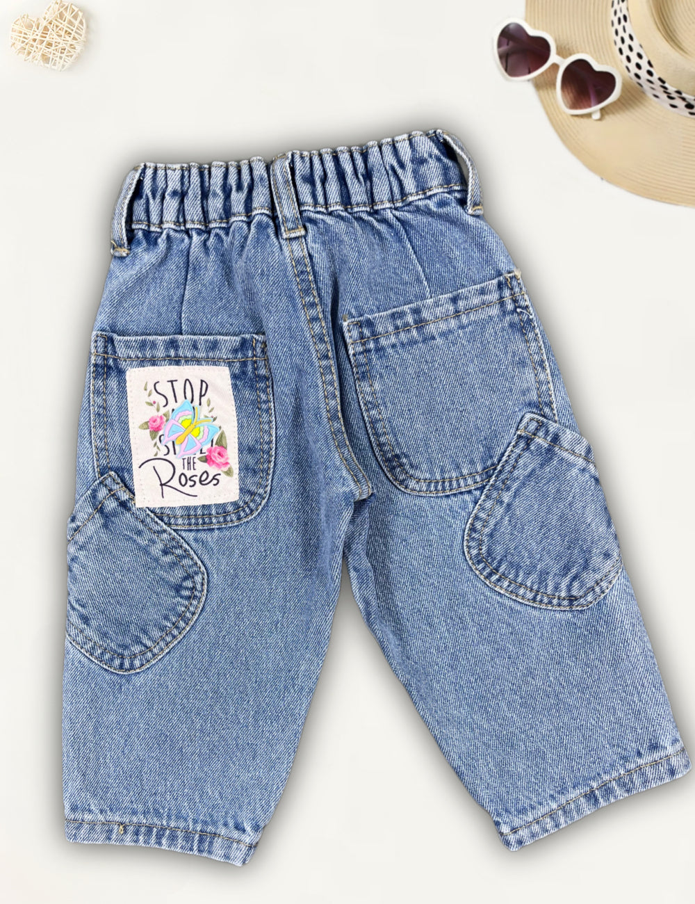 Girls Distress Baggy Jeans [GJ-997] (9Months-13Years)