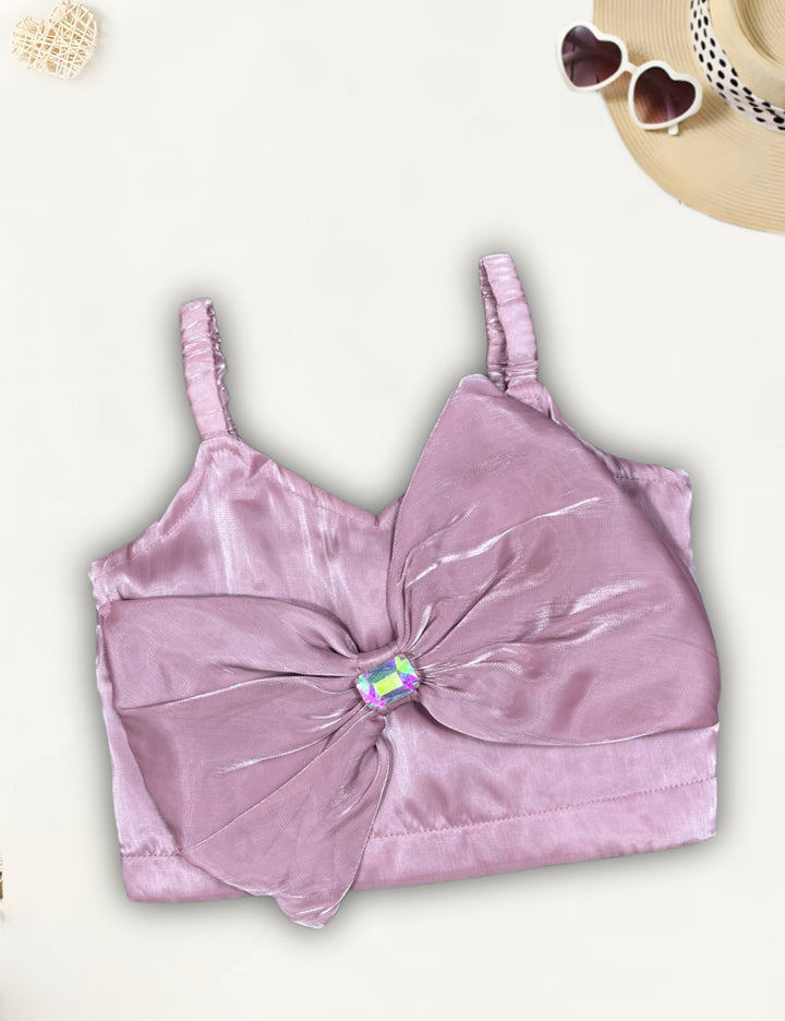 Girl Satin Party Wear Top [GT-678]  (2-10Years)