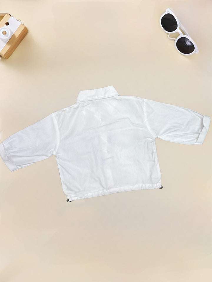 Girls Oversize Denim Shirt [GT-448] [4-12Years]