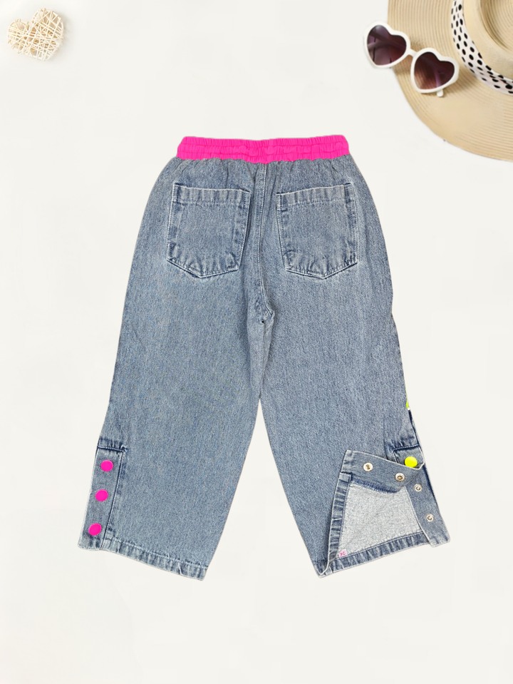 Girls Imported Funky Denim Jeans [GJ-904] (4-12Years)