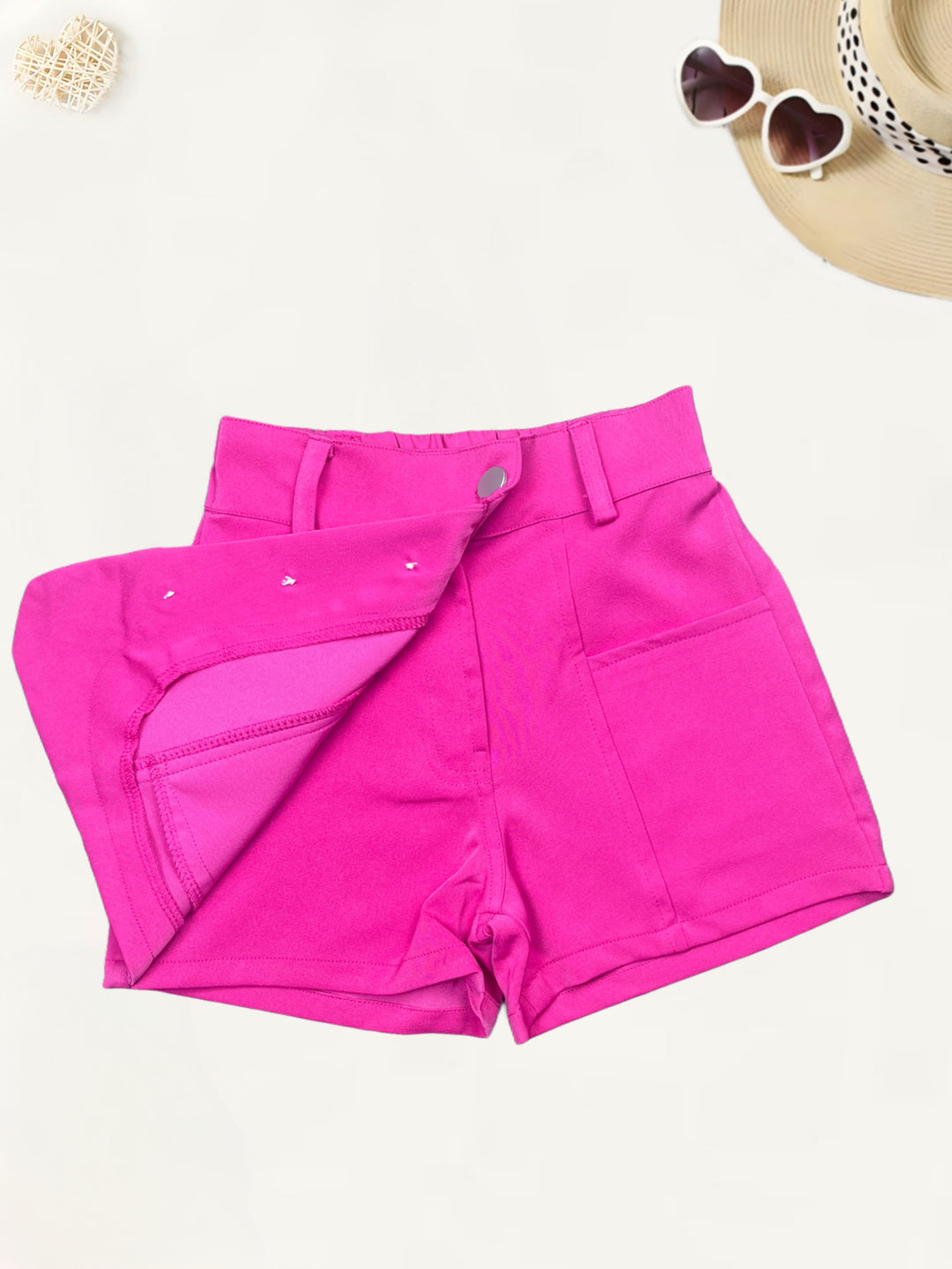 Girls Imported Hot Pink Skorts [GS-935] [4-12Years]