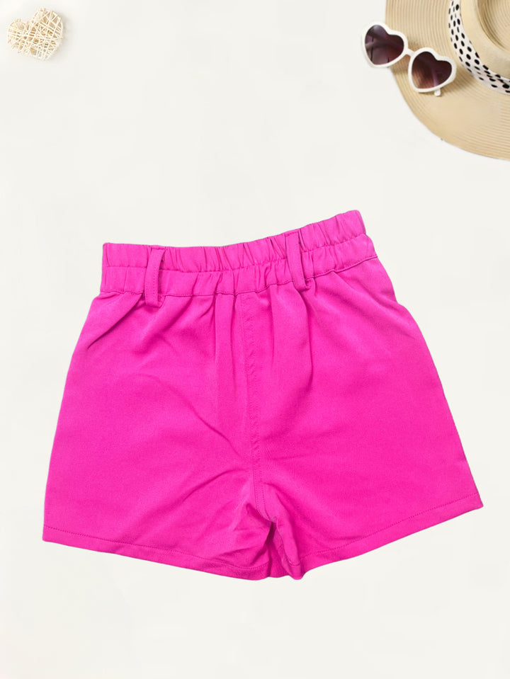 Girls Imported Hot Pink Skorts [GS-935] [4-12Years]