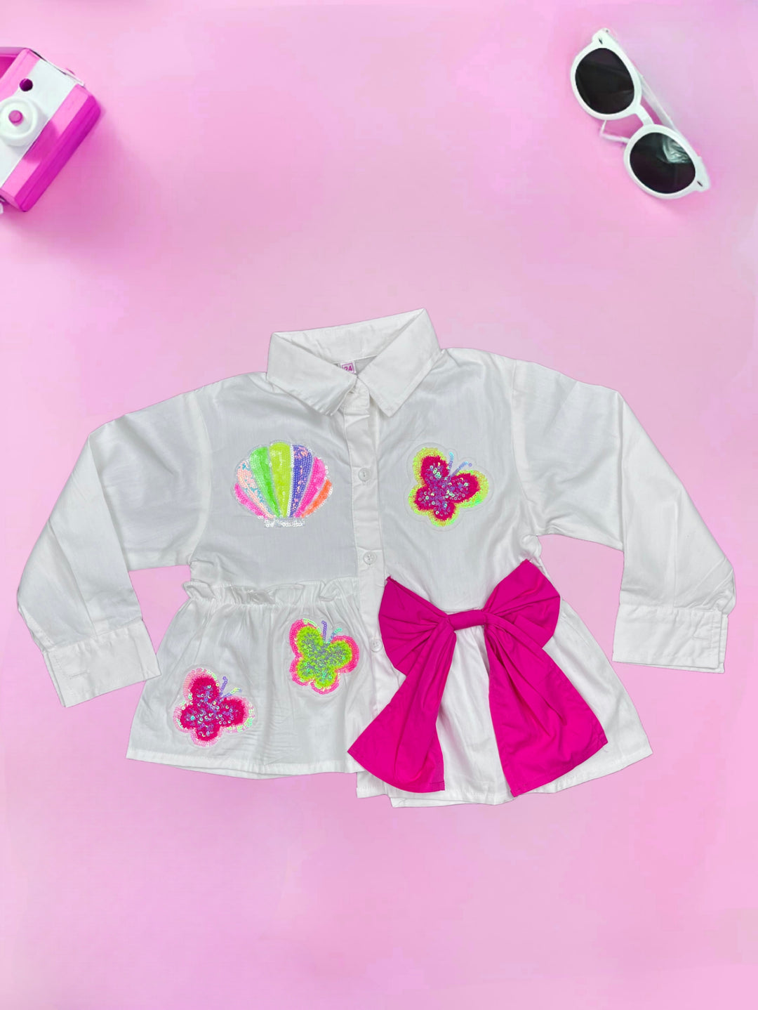 Girls Fancy Shirt [GT-752] [2-13Years]