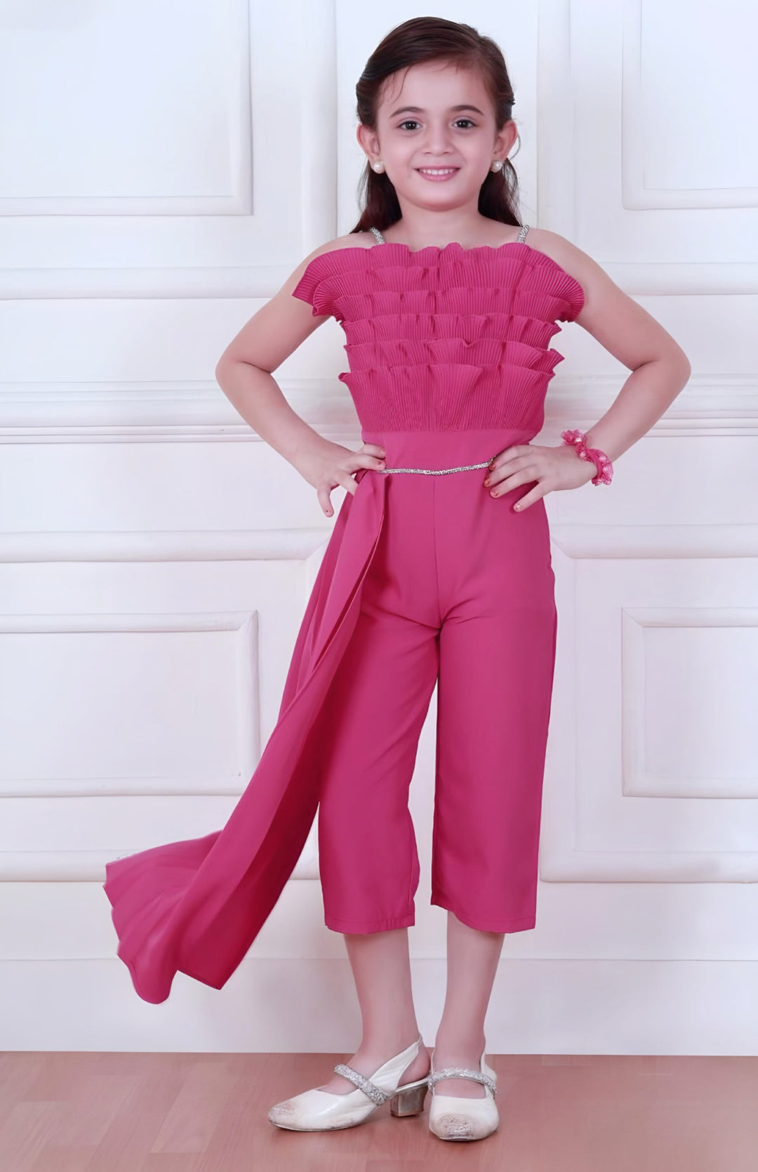 Girls Partywear Jumpsuit  [GT-9979] (3-10 Years)