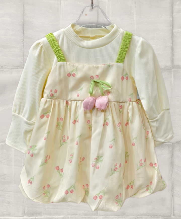 Girls Imported Frock [GD-9799] (6M - 3 Years)