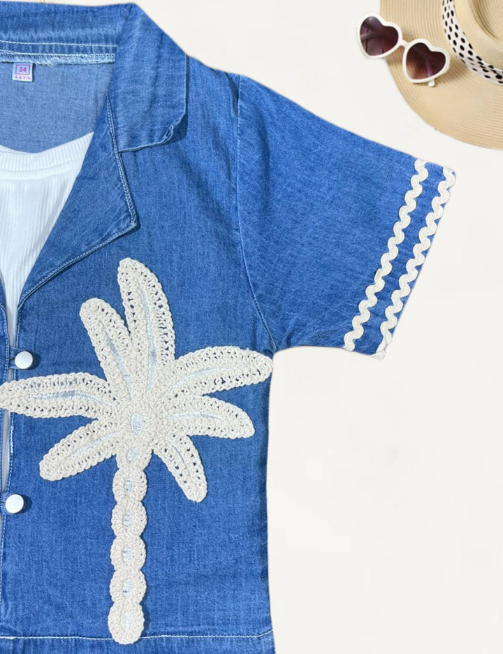 Girls Denim Shirt [GT-606] [4-12Years]