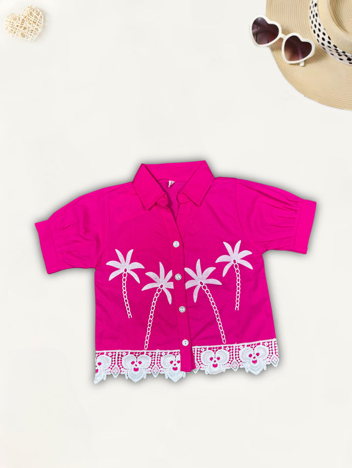 Girls Fancy Shirt [GT-679] [4-12 Years]
