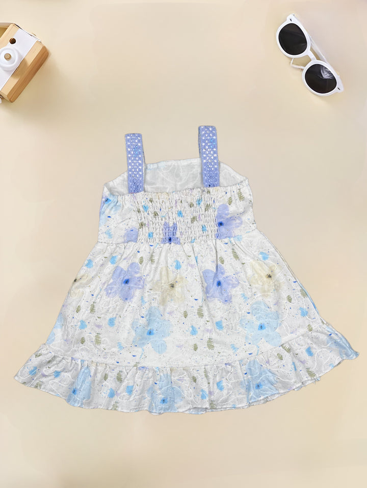 Girls Cotton Prnted Dress  [GD-7076] (1-8 Years )