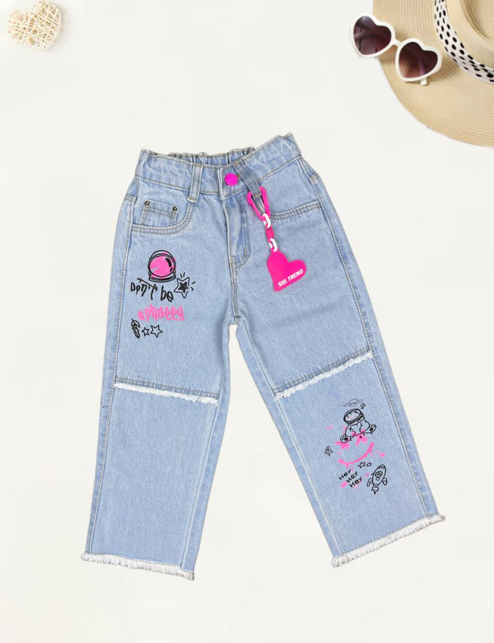 Girls Straight Fit Jeans [GJ-905] (1-12Years)